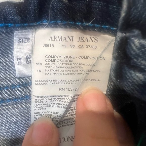 Giorgio Armani  Denim Jeans / men - Picture 9 of 13